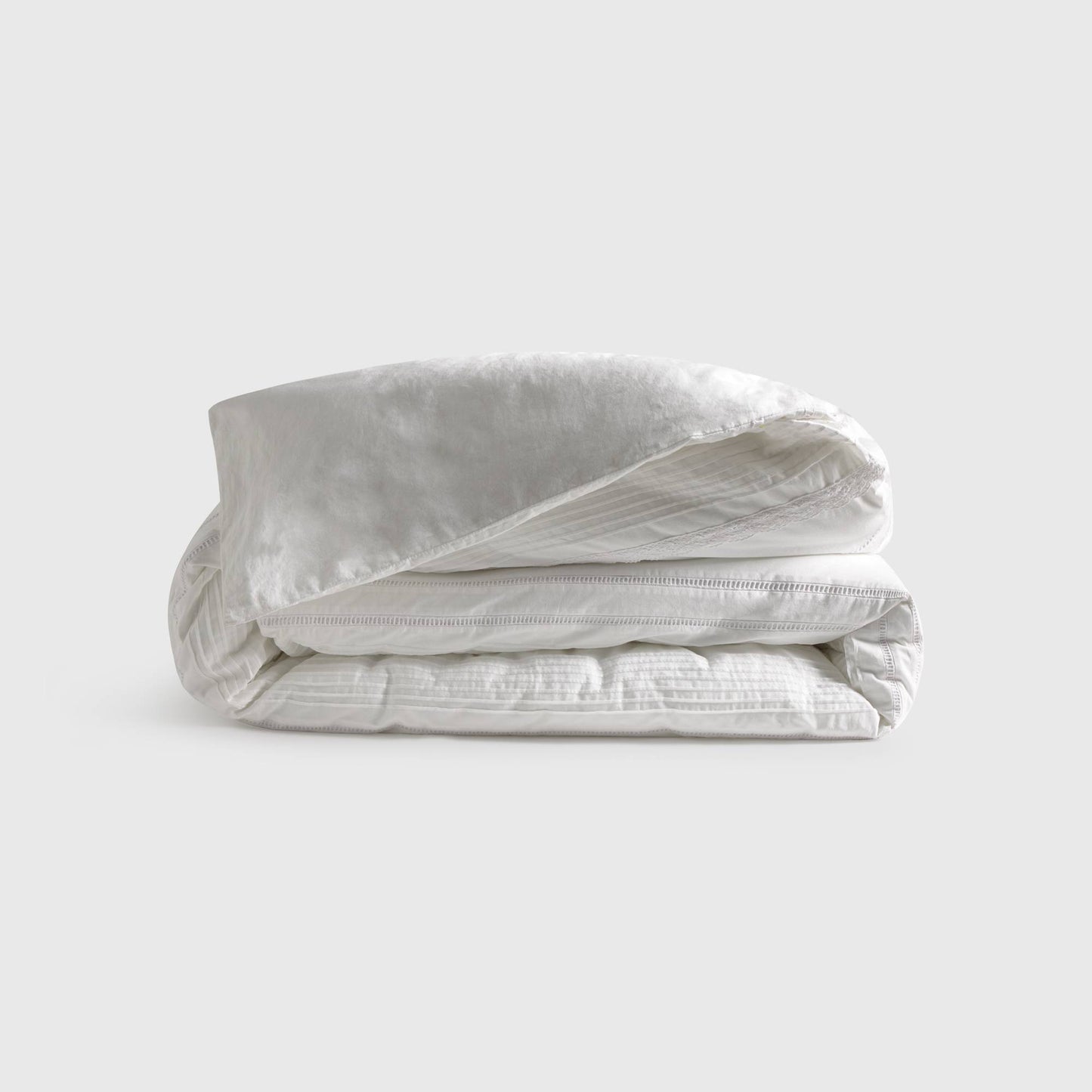 180-thread-count cotton duvet cover with lace details Lalace