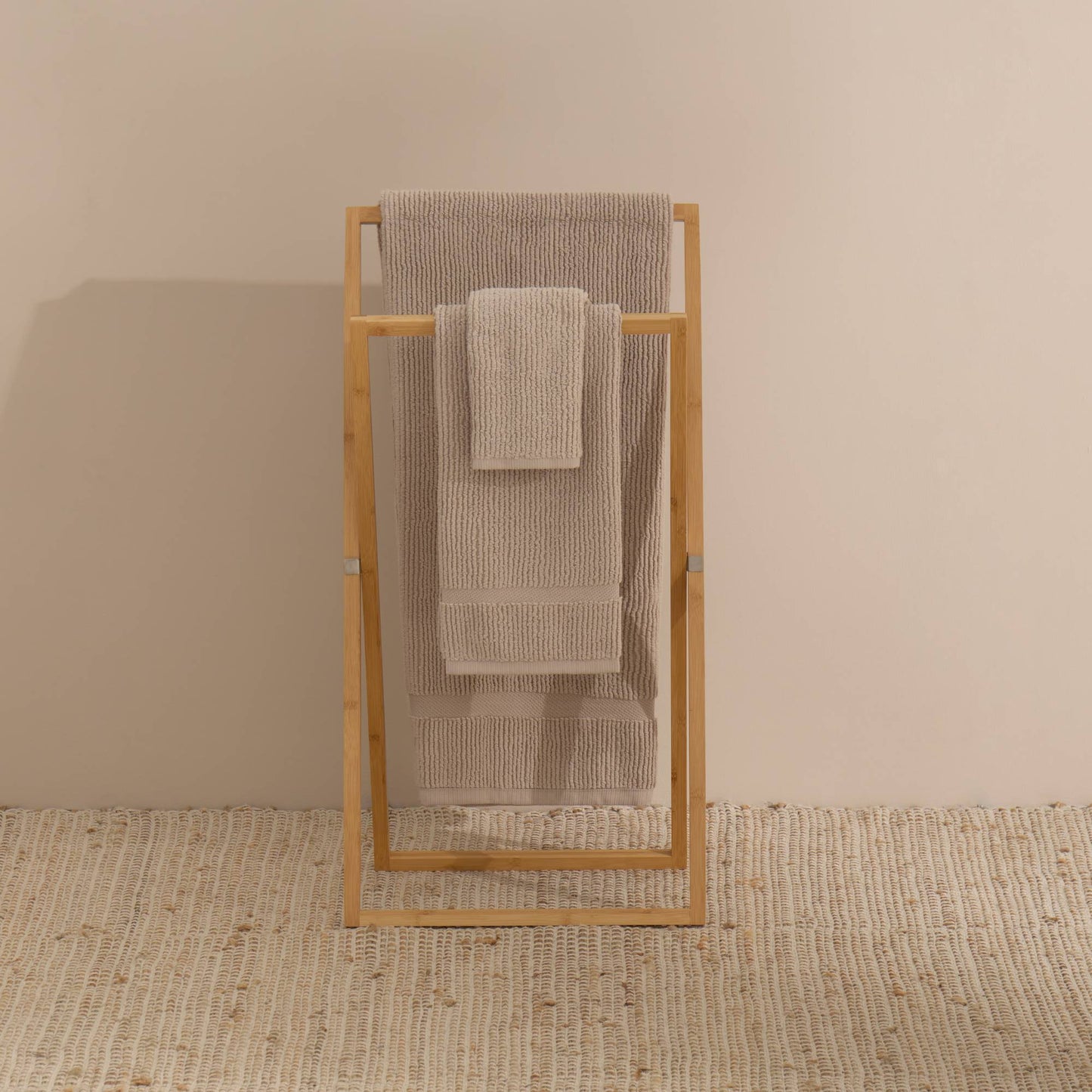 Toalla baño hilos sin torsión Nero