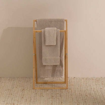 Toalla baño hilos sin torsión Nero