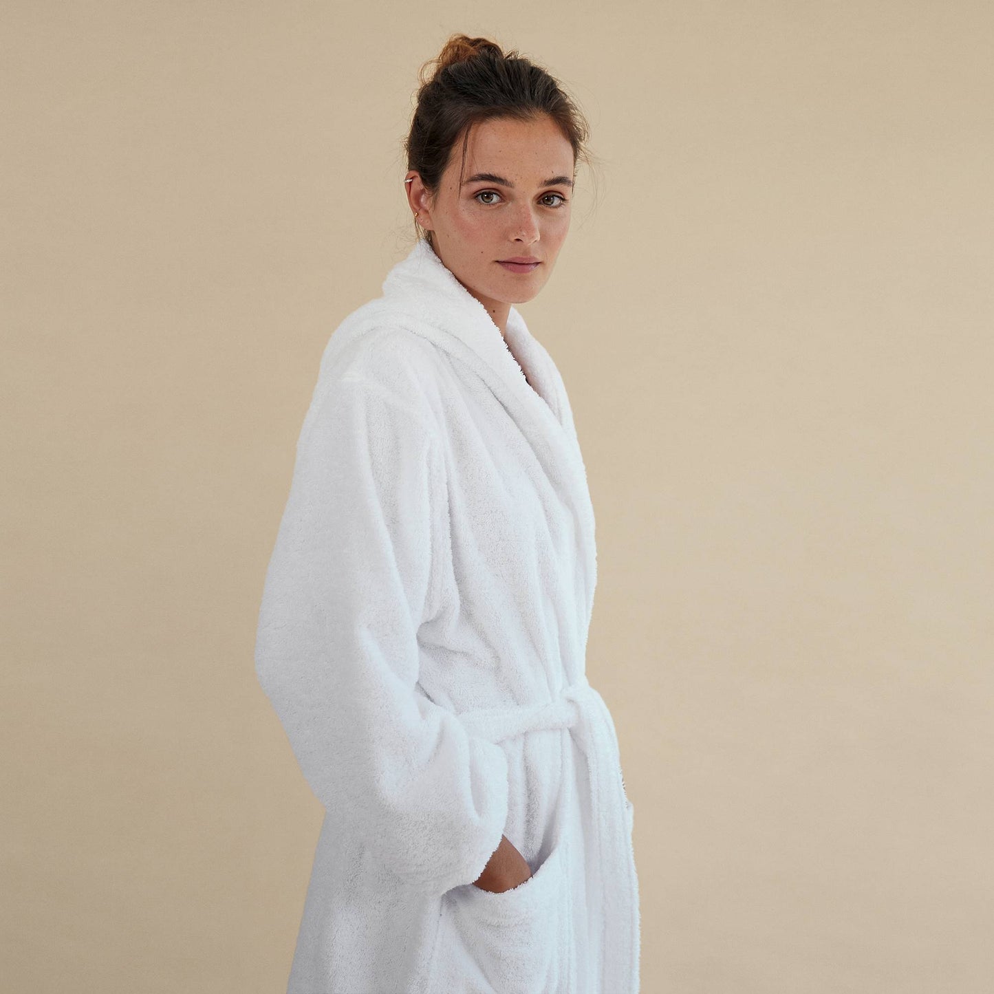 Albornoz algodón con capucha Zeus