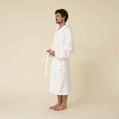 Albornoz algodón con capucha Zeus