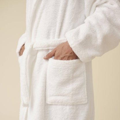 Albornoz algodón con capucha Zeus