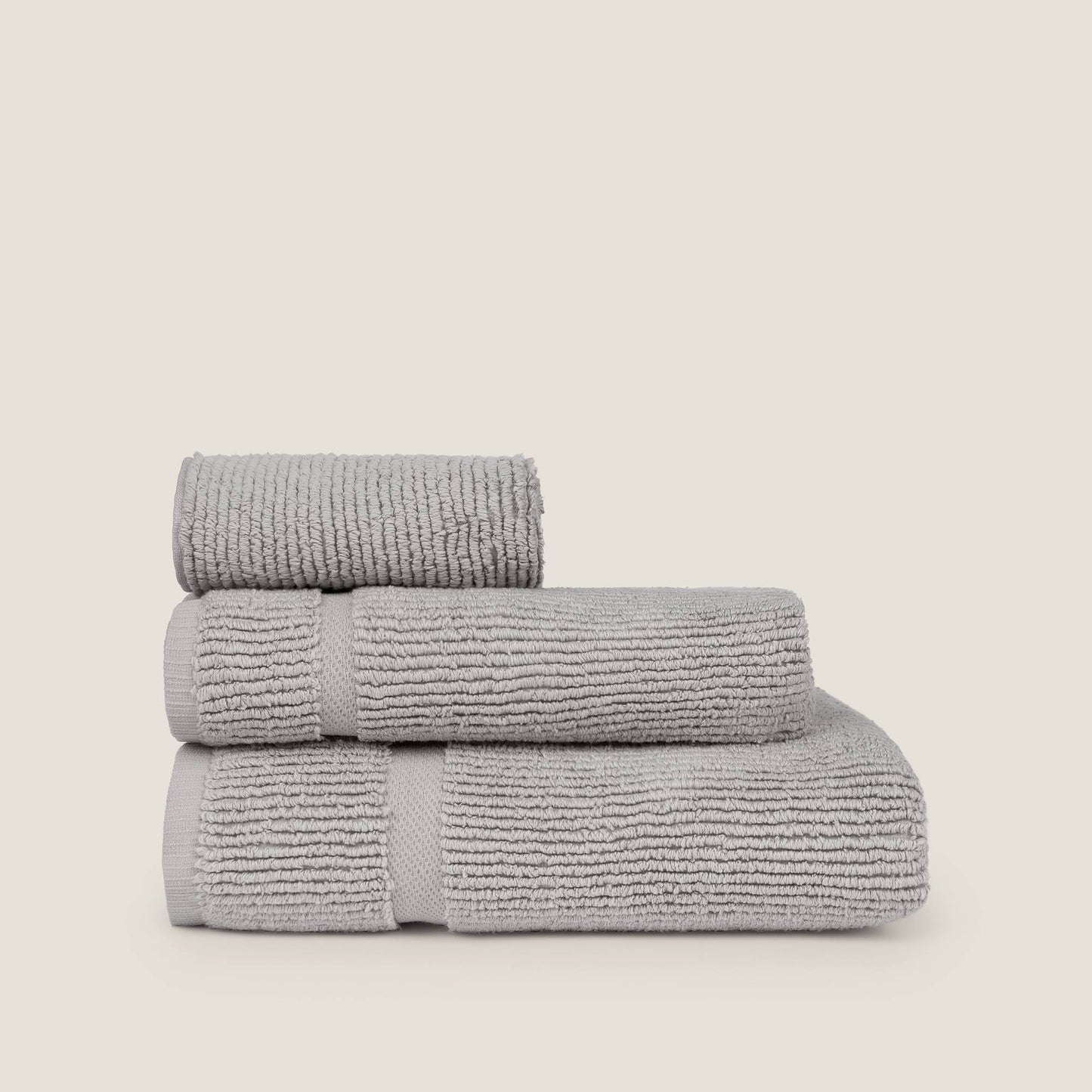 Toalla baño hilos sin torsión Nero