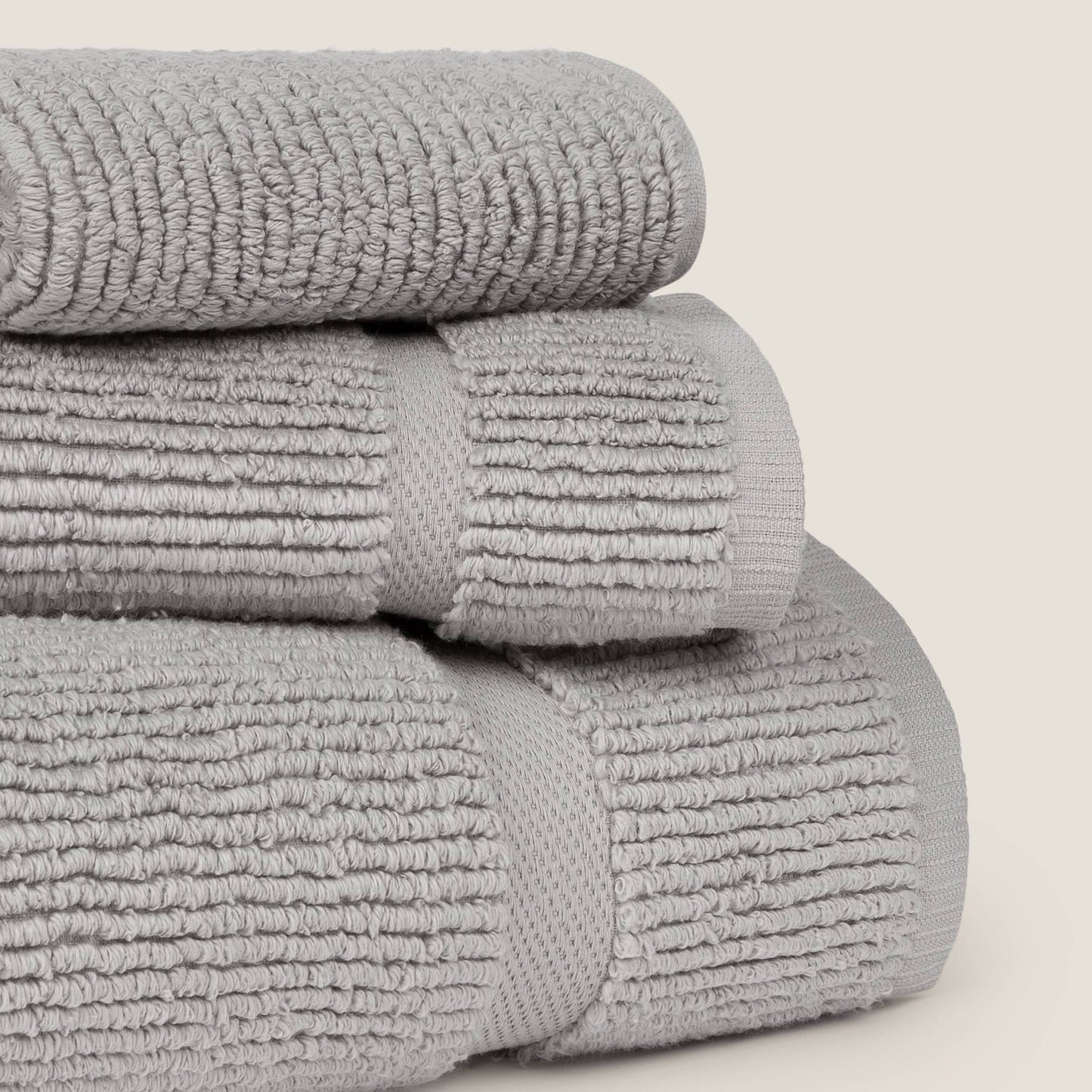 Toalla baño hilos sin torsión Nero