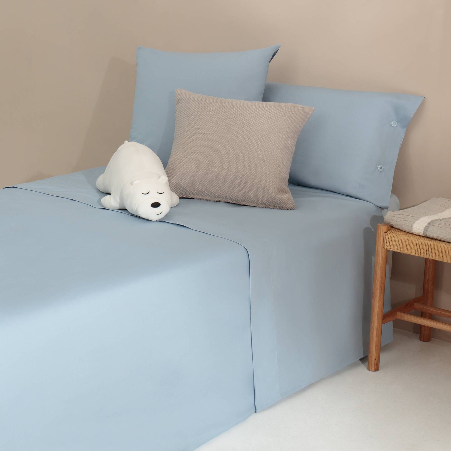 Sábana encimera algodón orgánico 180 hilos Besto