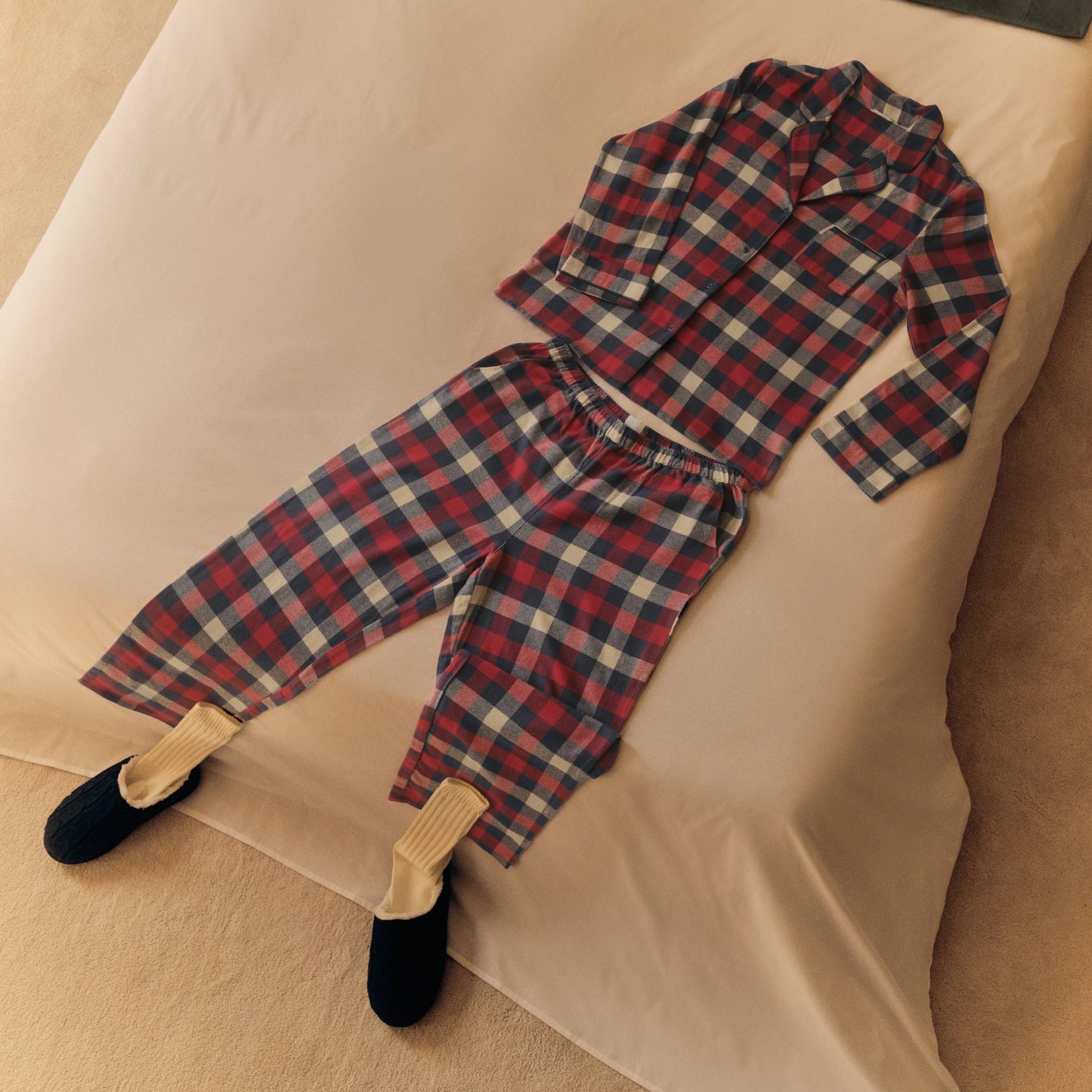 Invierno entre cuadros suaves