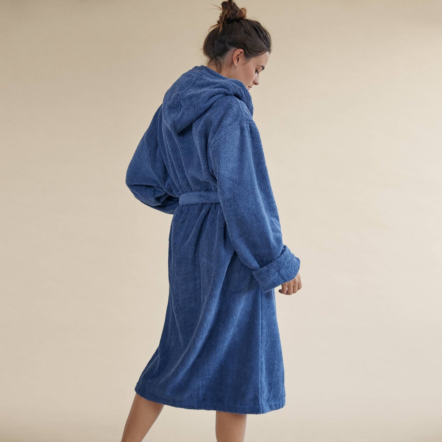 Albornoz algodón con capucha Zeus