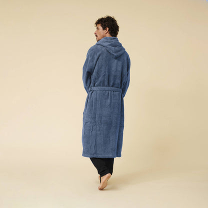 Albornoz algodón con capucha Zeus