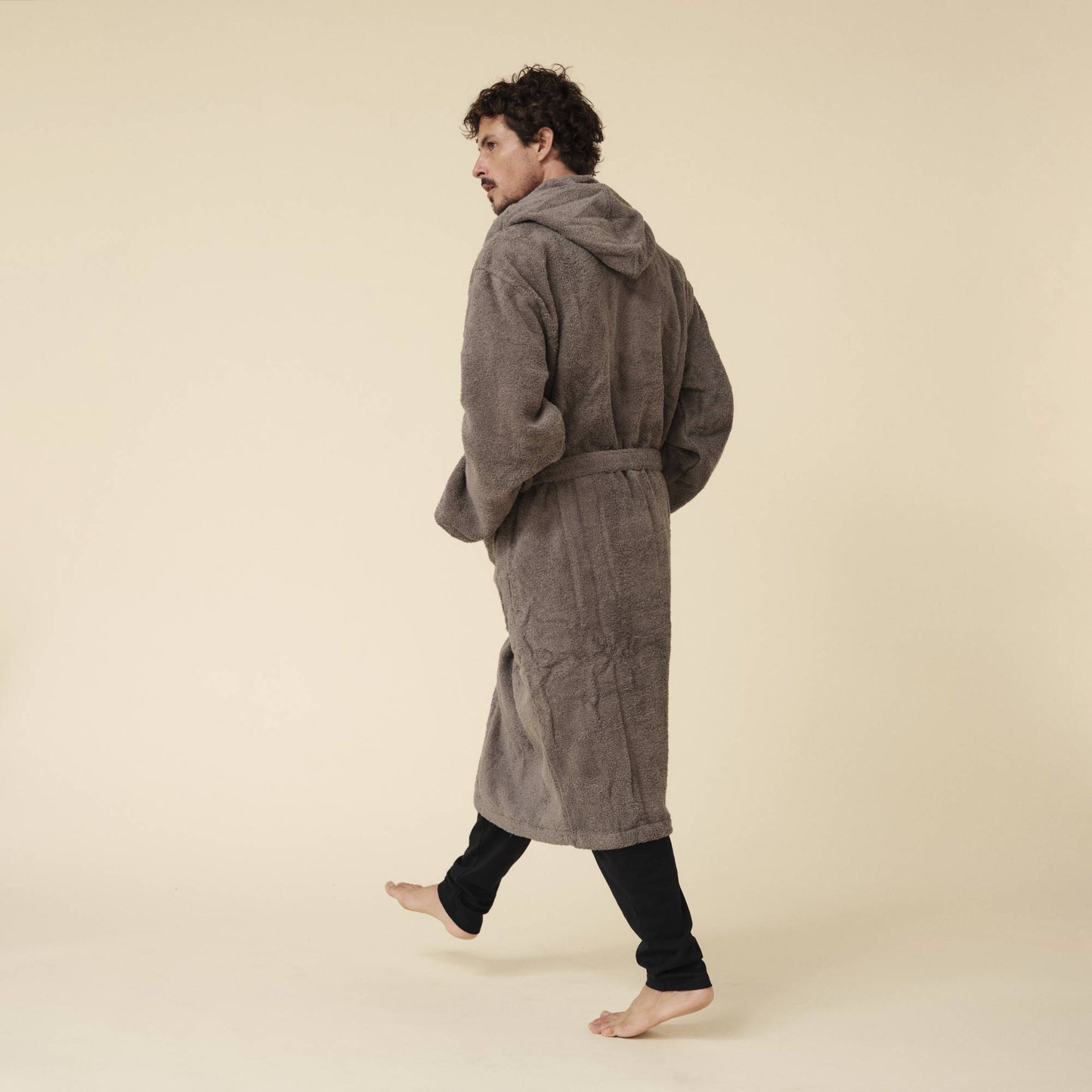 Albornoz algodón con capucha Zeus