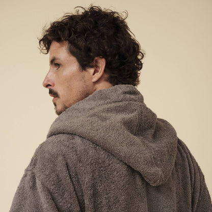 Albornoz algodón con capucha Zeus