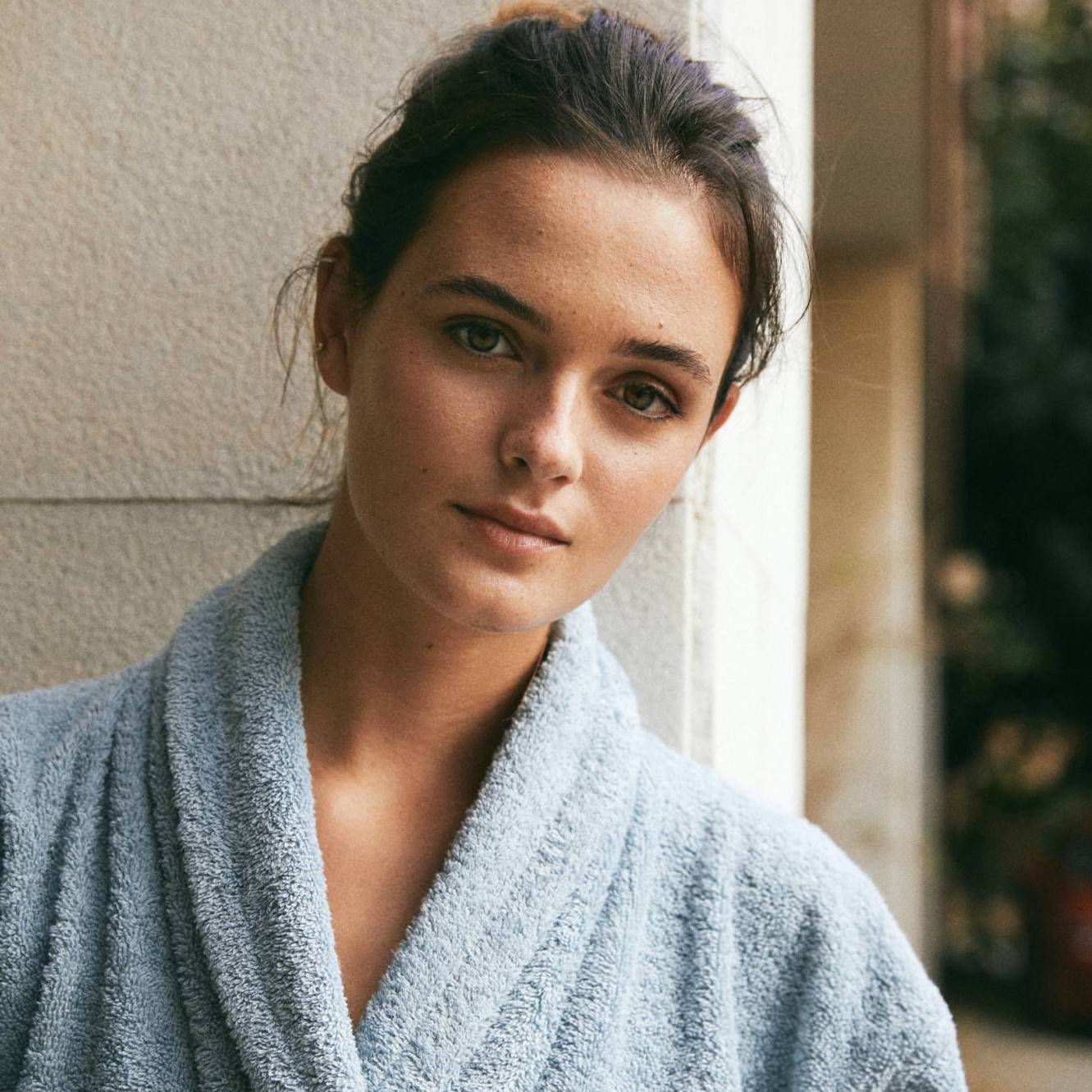 Albornoz rizo algodón Neptuno