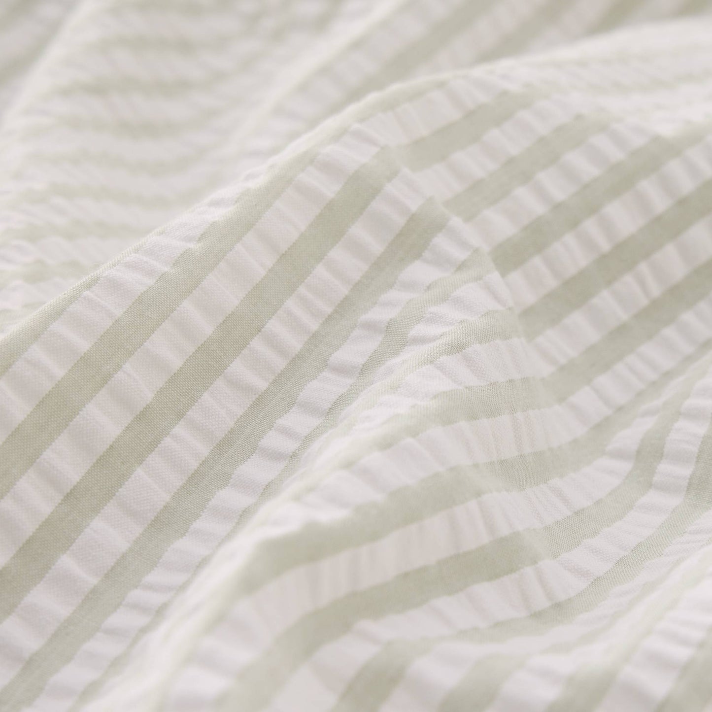 Duvet cover cotton 180 thread count seersucker stripes Crese