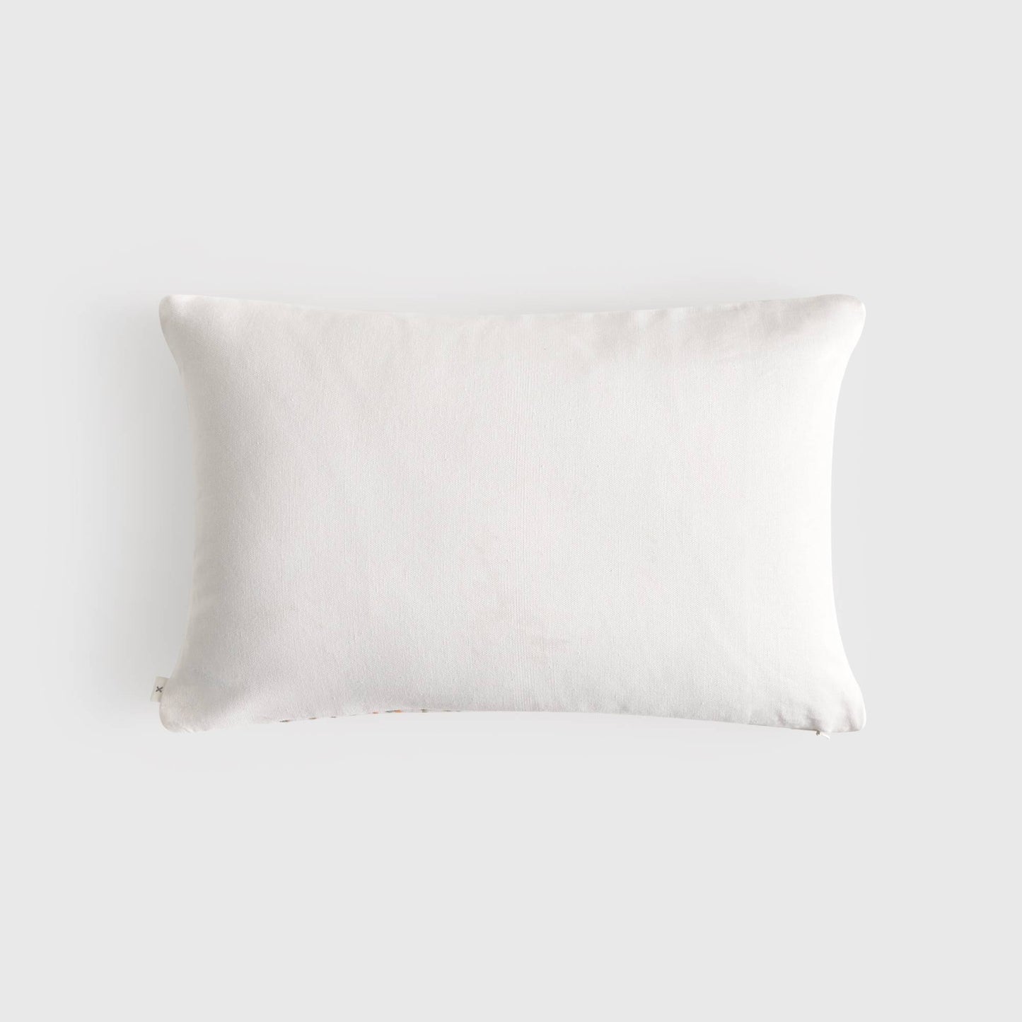 Cotton cushion cover with floral embroidery Lita