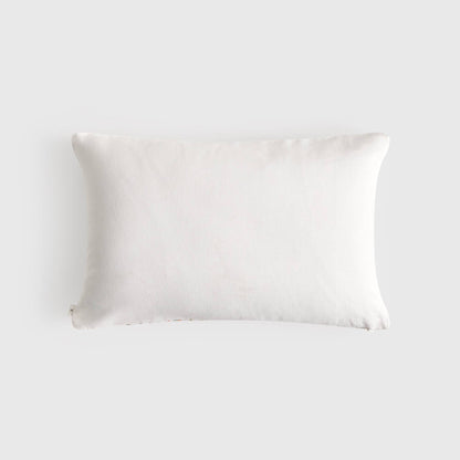 Cotton cushion cover with floral embroidery Lita