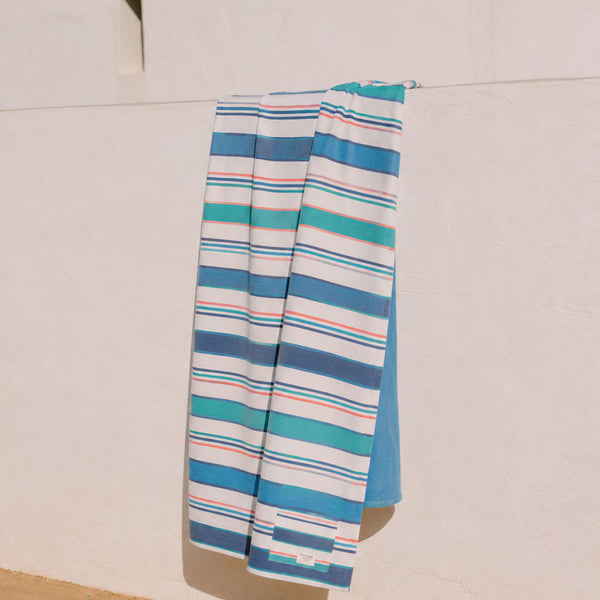 Toalha de praia de algodão mistura com bolso Mapuri