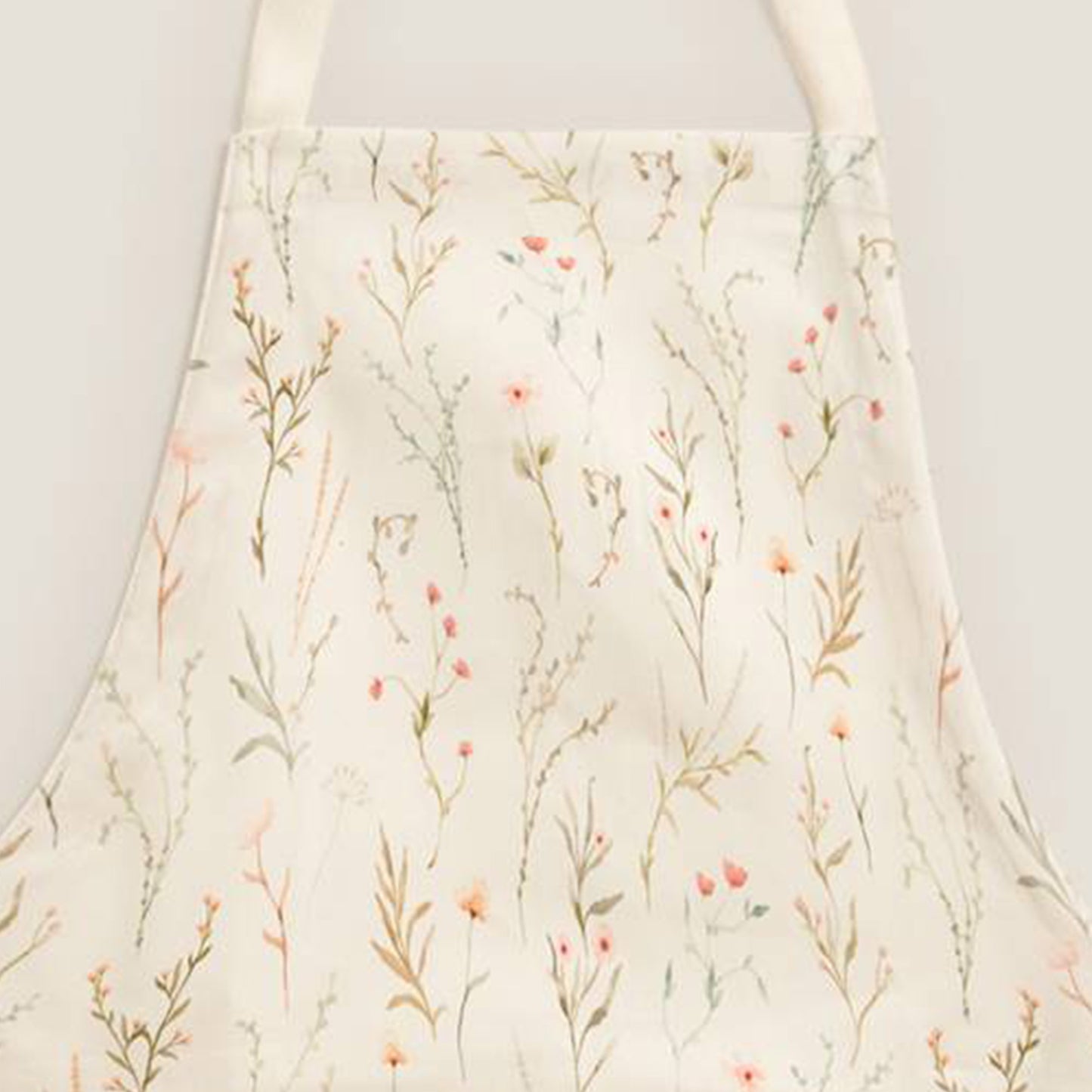 Delantal algodón flores Rita
