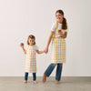 Children's checked apron Mimi