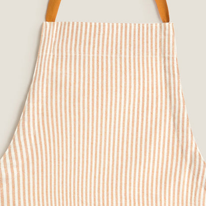 Davantal de cotó amb ratlles teixides Reri