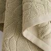 Toalla de baño algodón jacquard hojas Folior
