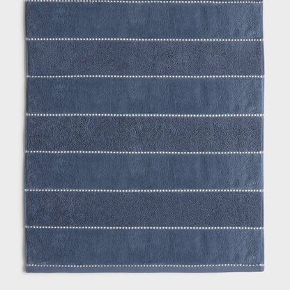 Cotton bath towel velour stripes Meto