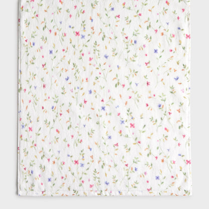 Toalha de banho algodão estampado floral Lalato
