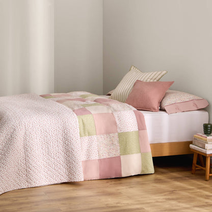 Cotton 180-thread floral patchwork duvet cover Lalapat