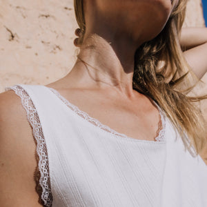 Ribbed cotton tank top Basi