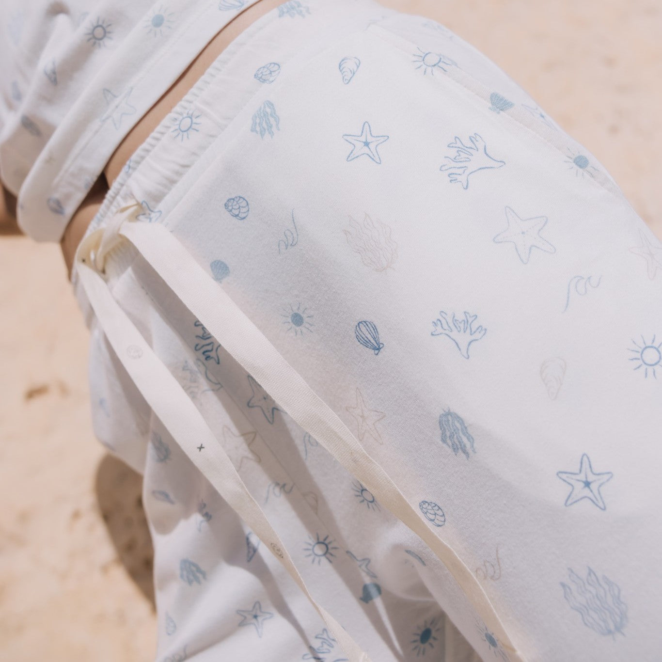 Pantalón algodón estampados marinos Moana