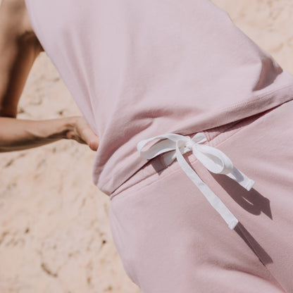 Pantalón de punto de algodón con lazo Vega
