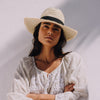 Sombrero ala ancha fibra papel Cint