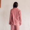 Camicia pigiama flanella cotone vichy Vina