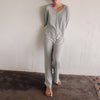Pantaloni in maglia a costine Kiru