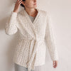 Chaqueta punto acolchada flores Chaq