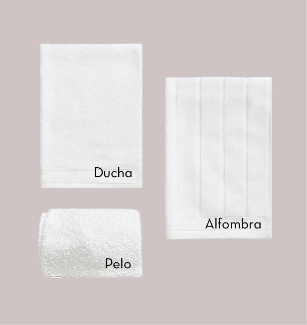 Pack de toallas "ducha perfecta"