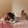 180-thread-count cotton duvet cover with botanical print Homfu