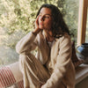 Veste bouclette intérieur imprimé Borri