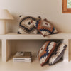 Housse de coussin broderie géométrique Cusco