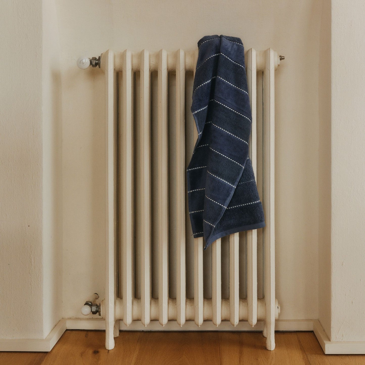 Cotton bath towel velour stripes Meto