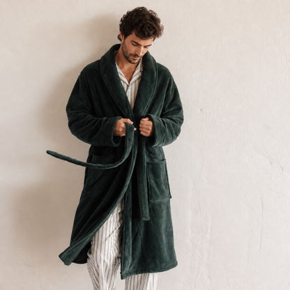 Robe de chambre homme chenille sherpa Musk