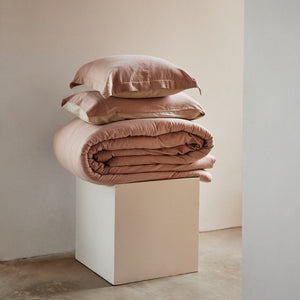 Duvet cover linen and cotton reversible Linlov