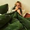 Chenille and cotton percale bedspread Cleancol