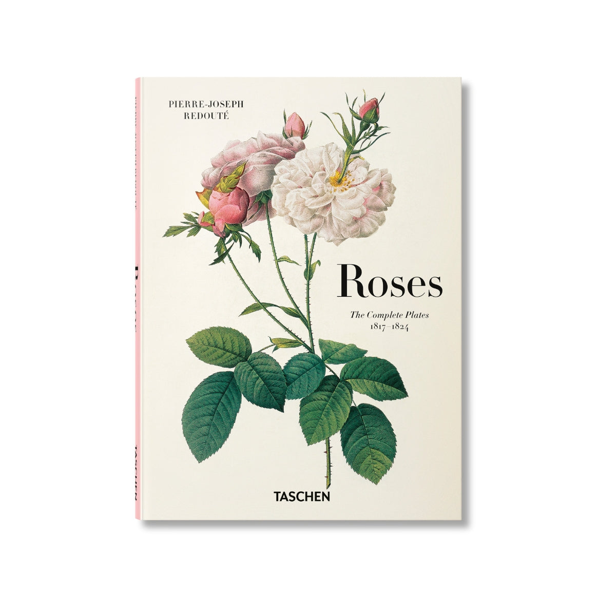 Illustrated book Les Roses Roses white color – Textura Interiors