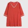 RILE-TUNIC-A TEJA CORAL-0