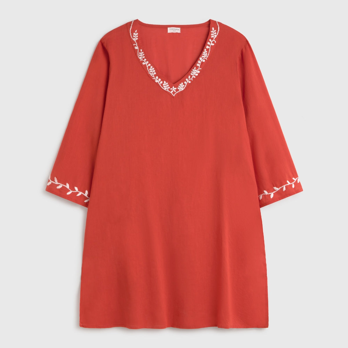 RILE-TUNIC-A TEJA CORAL-0